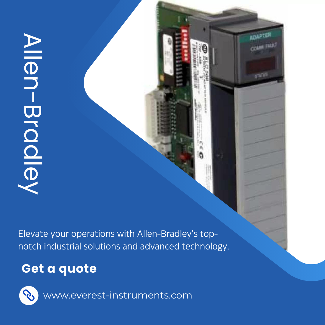 Allen Bradley automation components available at Everest Instruments